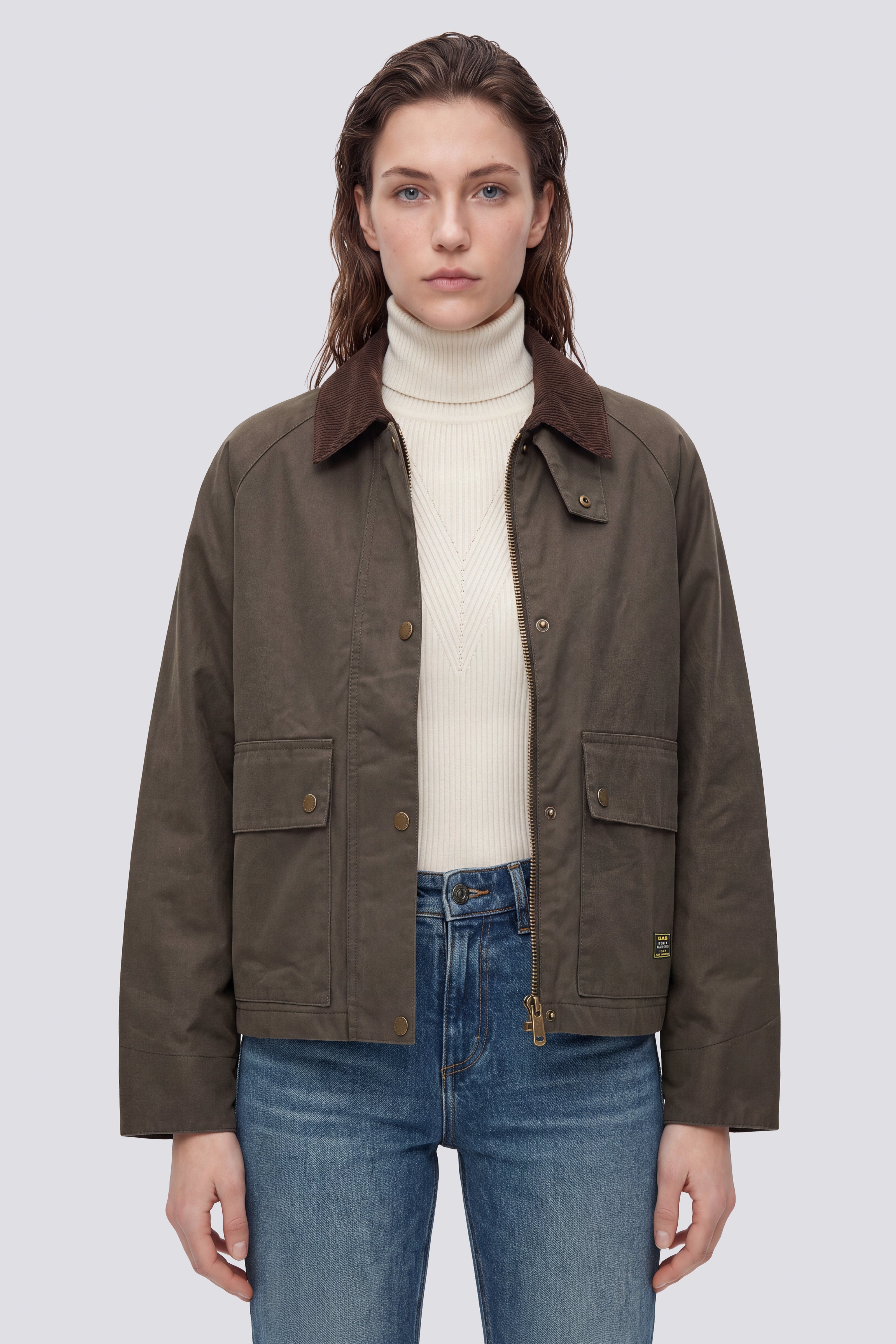 gas-abigail-jacket-3653-jacke-damen-gewachste-baumwolle image 1
