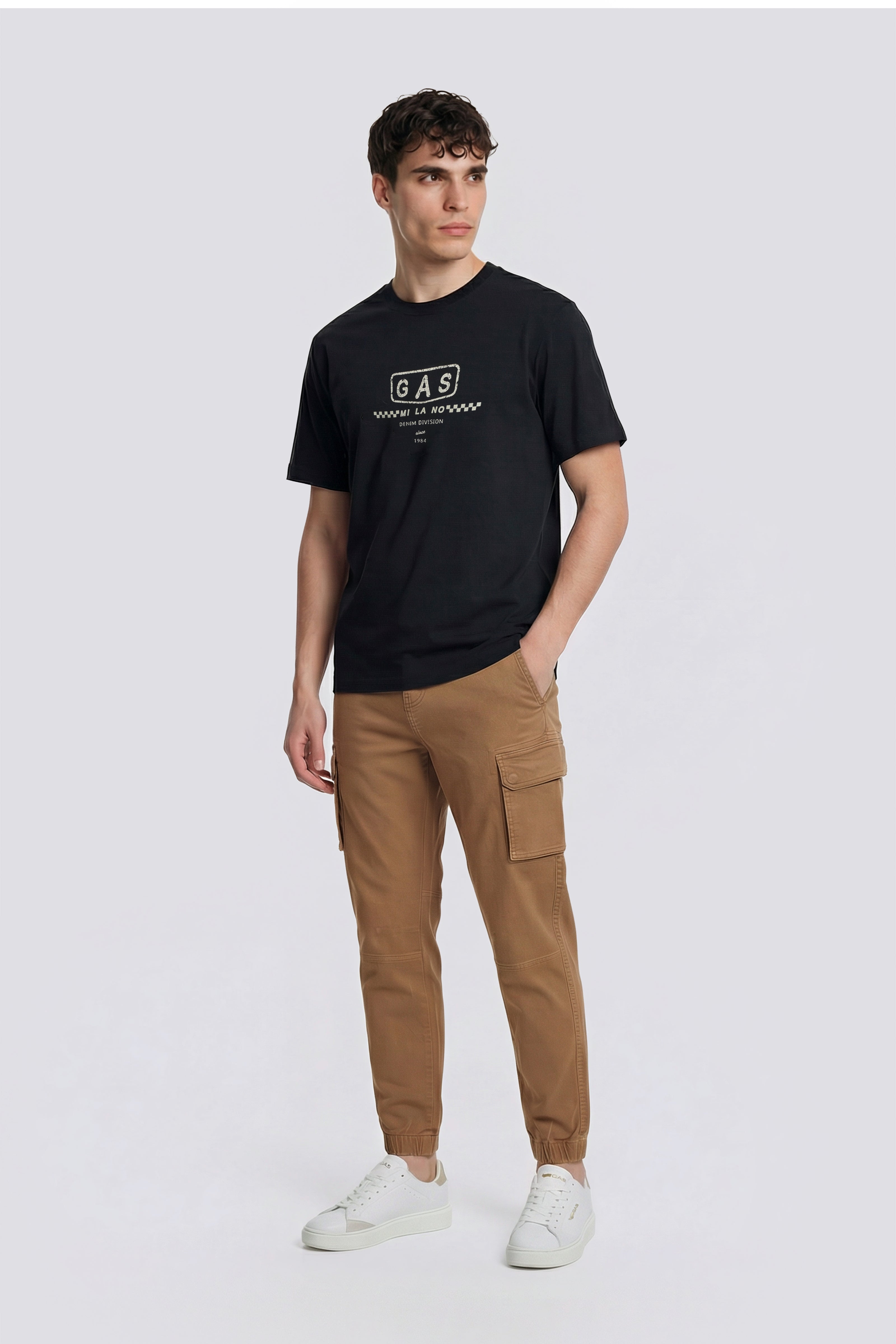 gas-dharis-division-0200-t-shirt-herren-baumwolle-regular-fit image 2