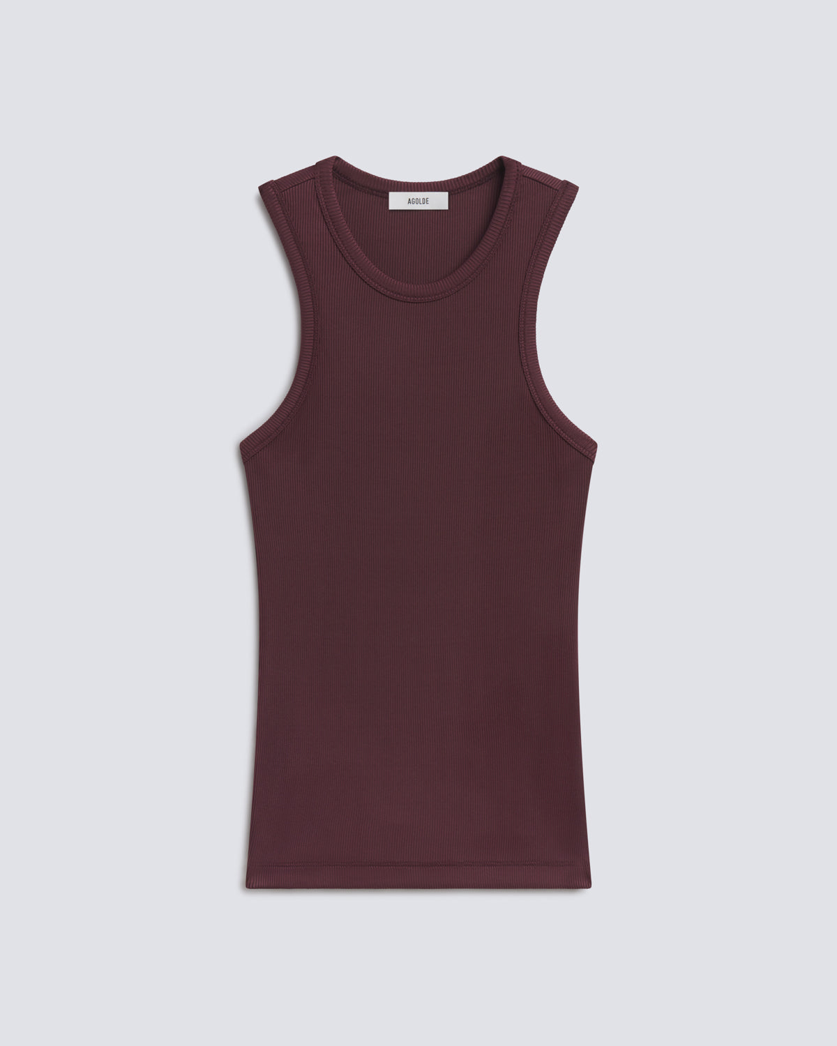 agolde-andre-racer-tank-damen-top-corinth-bordeaux image 6