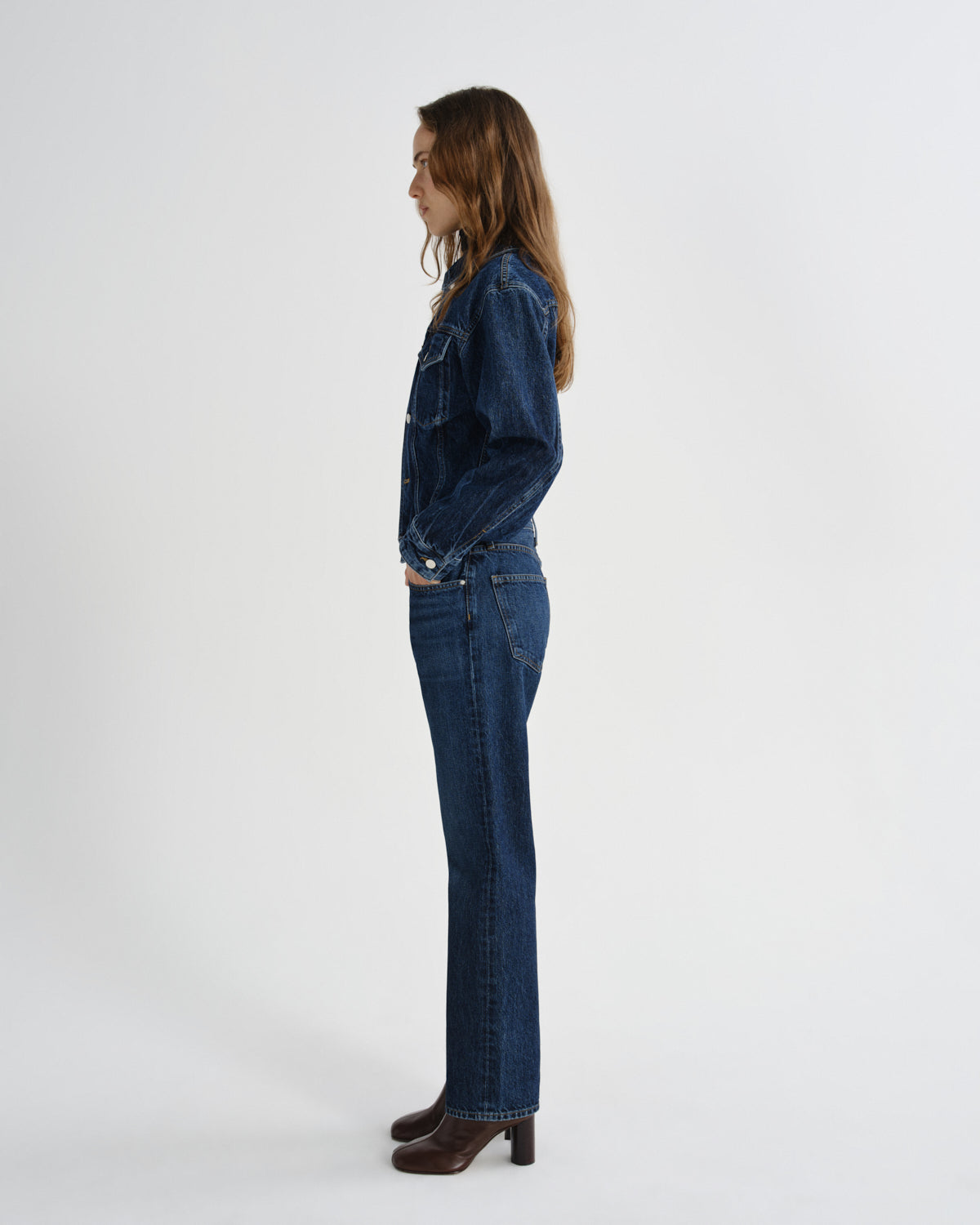 agolde-veronica-jeansjacke-covell-indigo-rigid image 5