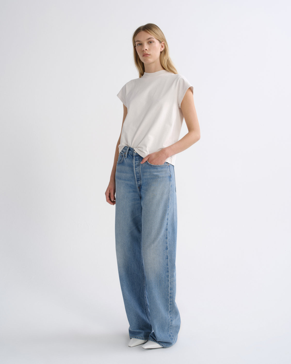 agolde-vintage-loose-jeans-outbreak-damen-indigo-low-rise image 4