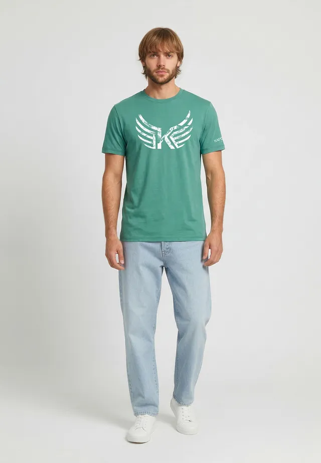 kaporal-jack-t-shirt-herren-mint-regular-baumwolle image 1
