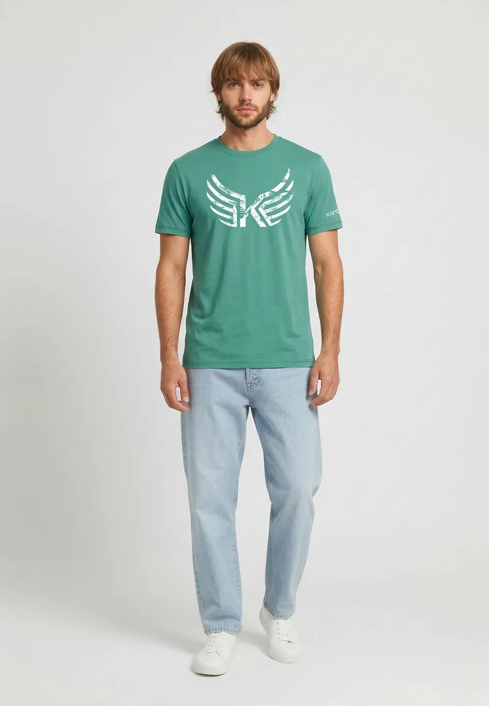 kaporal-jack-t-shirt-herren-mint-regular-baumwolle image 1