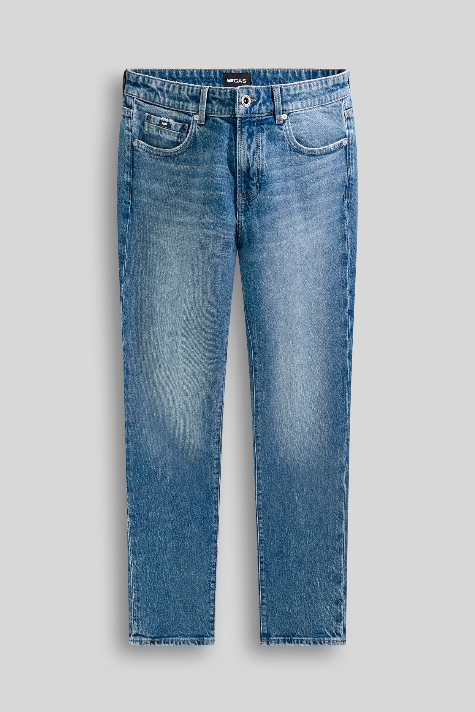 gas-sax-zip-rev-69mm-skinny-jeans-herren-hellblau-stretch image 7