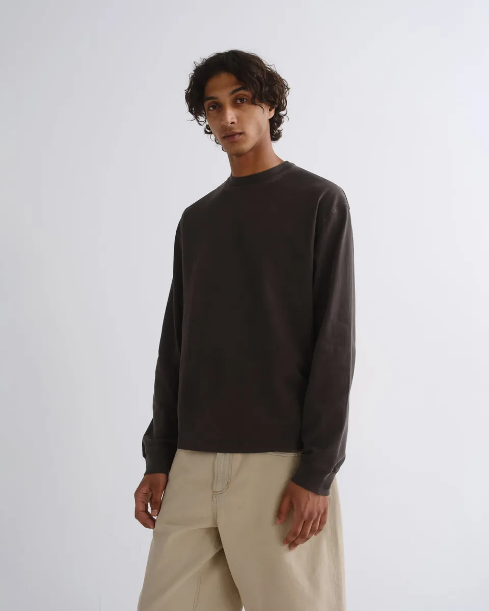 agolde-asha-longsleeve-shirt-cave-grau-baumwolle image 1