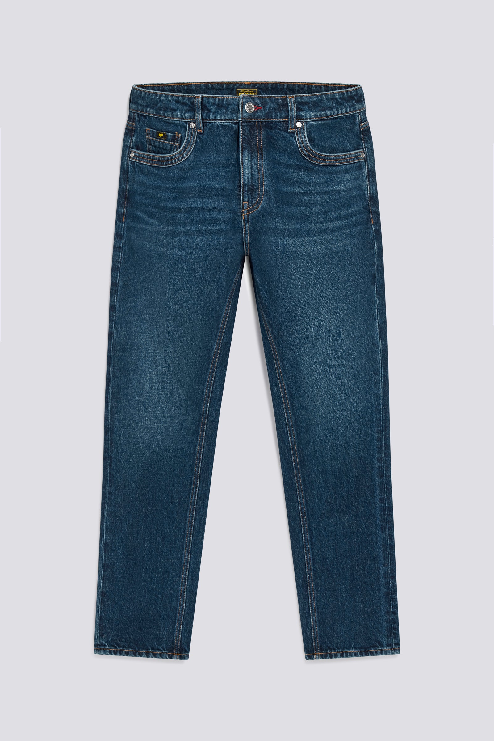 gas-tar-73md-tapered-jeans-herren-dunkelblau-rigid-denim image 3