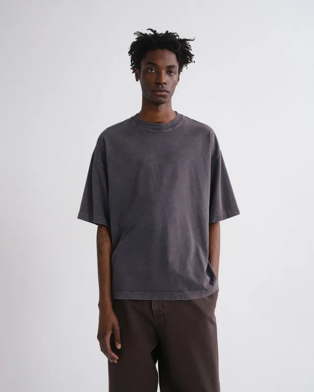 agolde-portman-tee-washed-grey-herren-grau-jersey image 1
