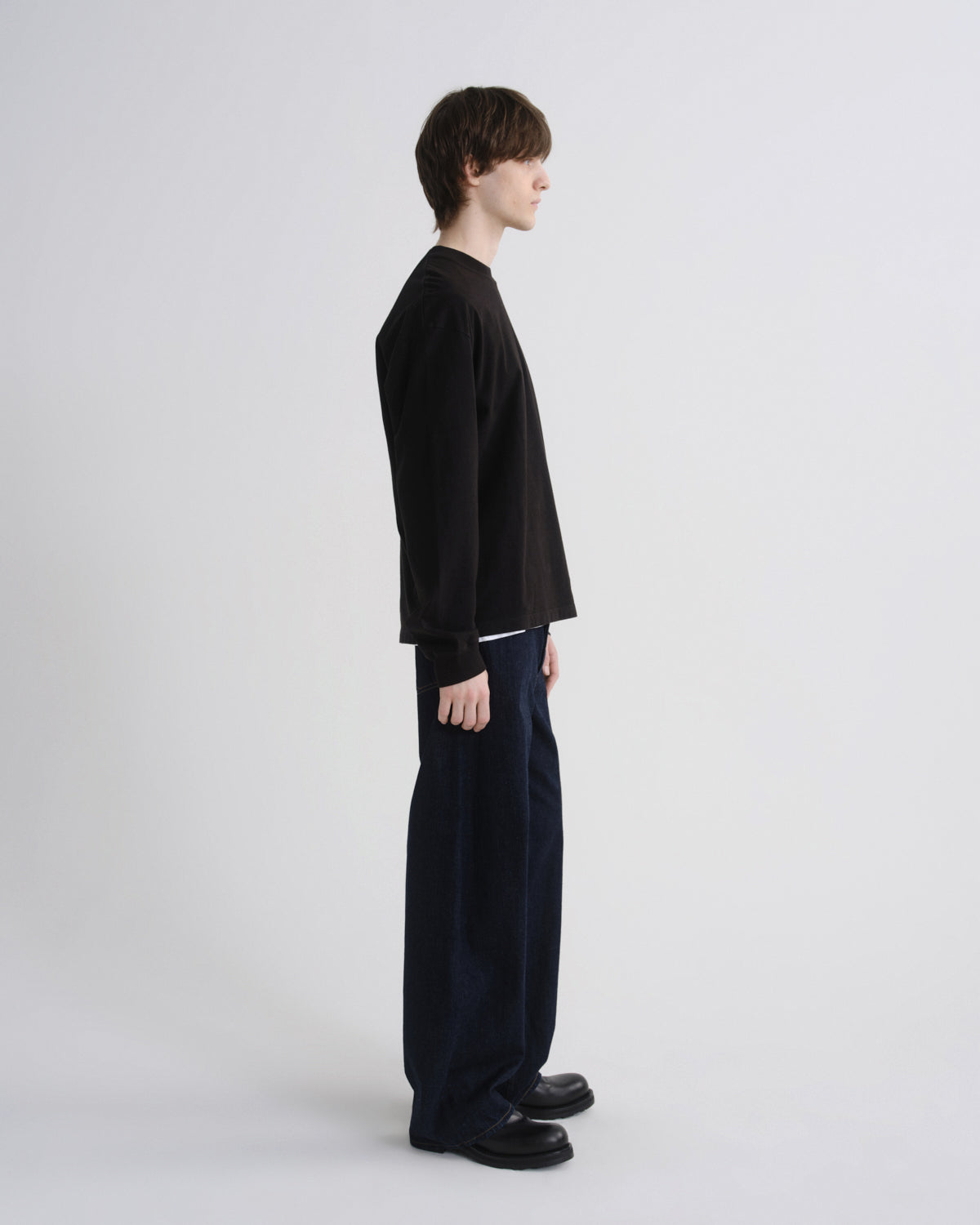 agolde-asha-long-sleeve-mock-neck-tee-schwarz image 4