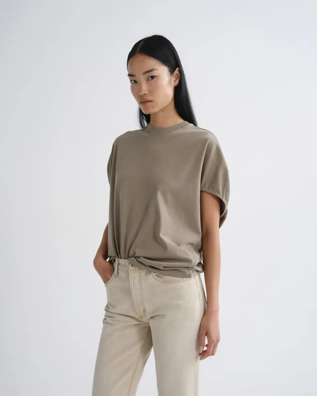agolde-souline-t-shirt-trail-baumwolle-locker image 1