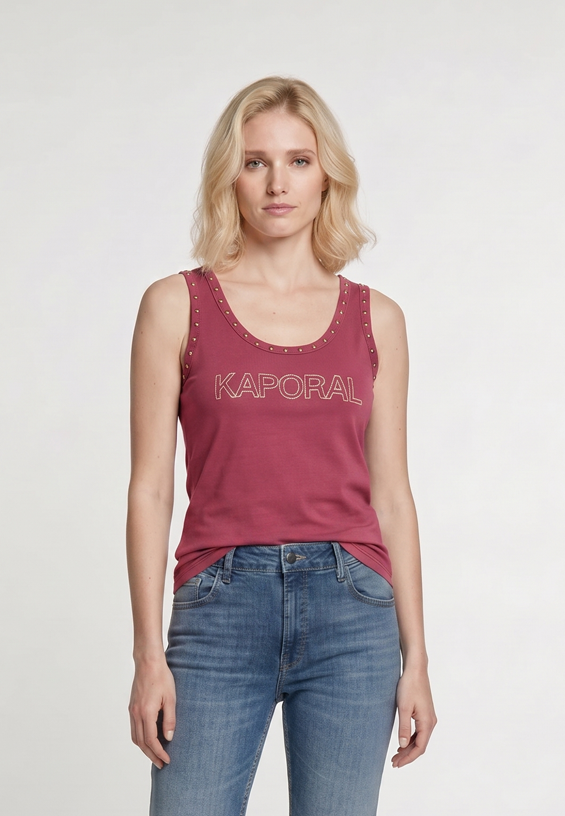 kaporal-kylas-tr-gertop-damen-rosa-tank-top-logo image 2