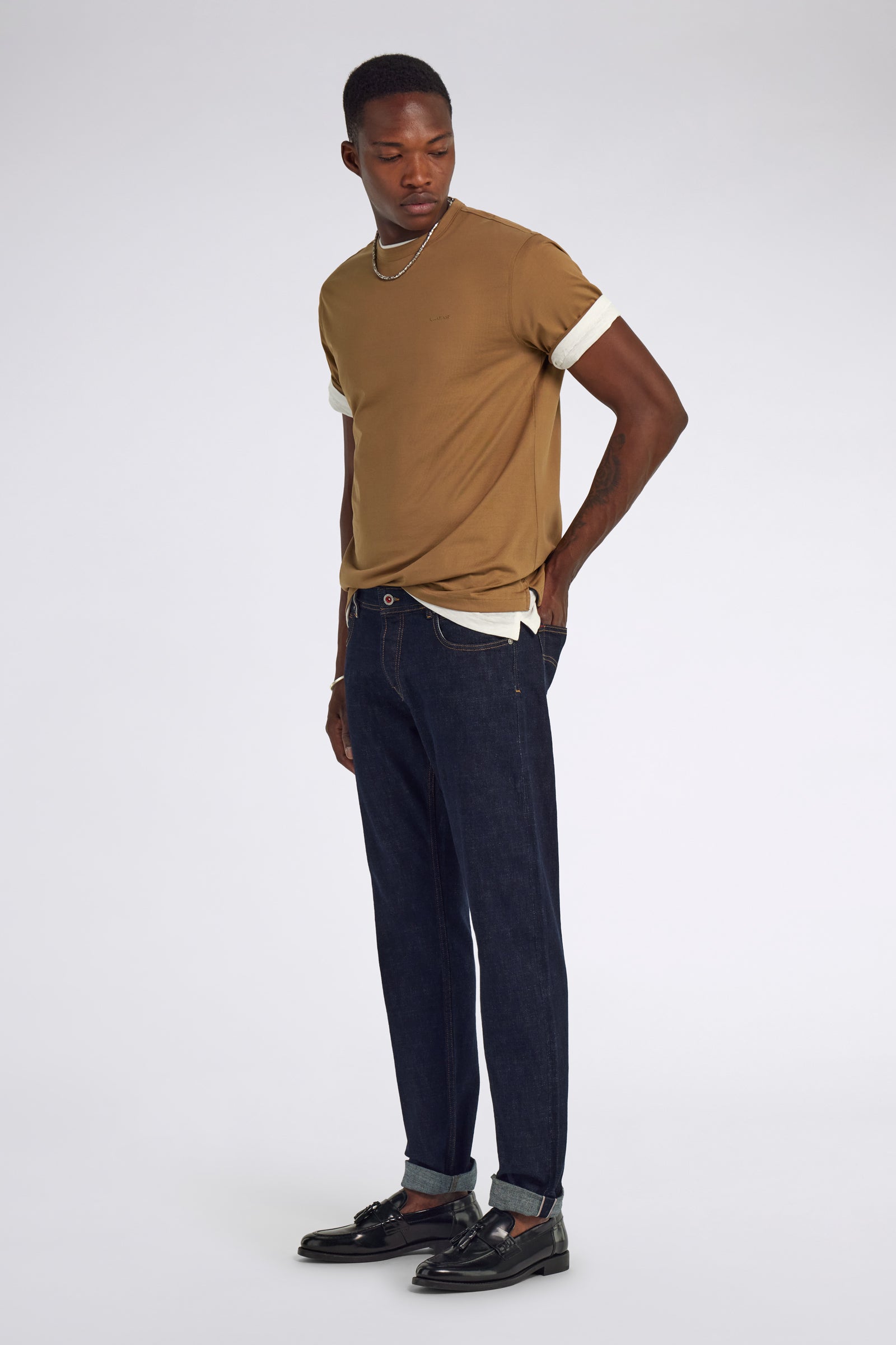 gas-alex-selv-10ro-herren-jeans-slim-selvedge-raw image 1