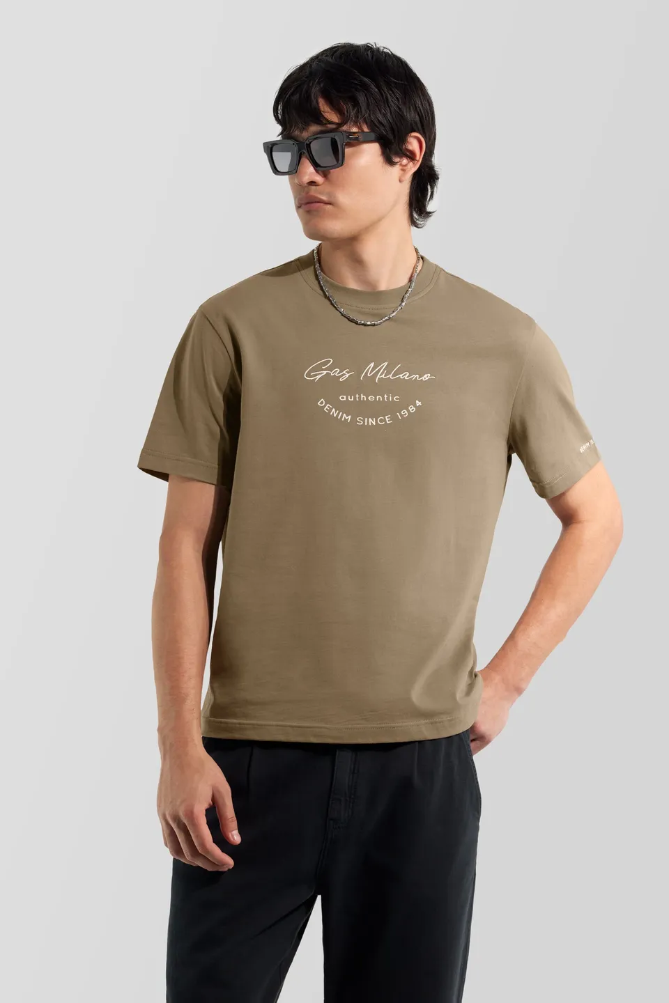 gas-dharis-t-shirt-denim-84-4874-herren-regular image 1