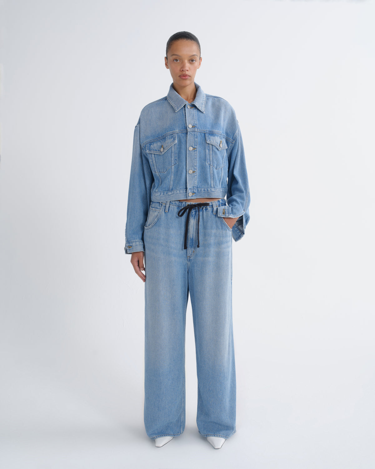 agolde-palmer-jacket-flyweight-jeansjacke-script image 5