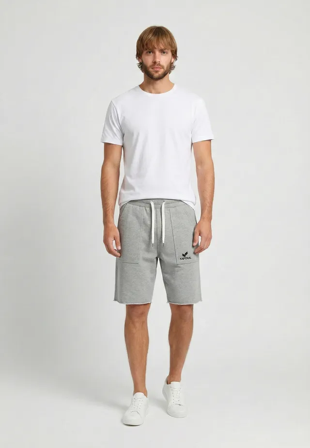 kaporal-kasius-sweatshorts-herren-grau-regular-baumwolle image 1
