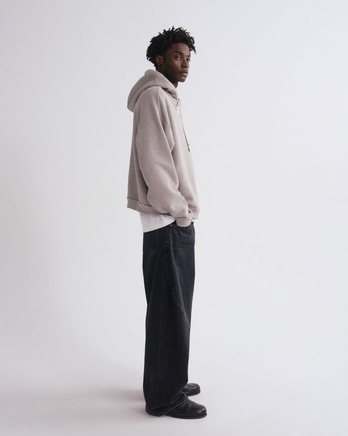 agolde-salford-hoodie-digital-grau-fleece image 4