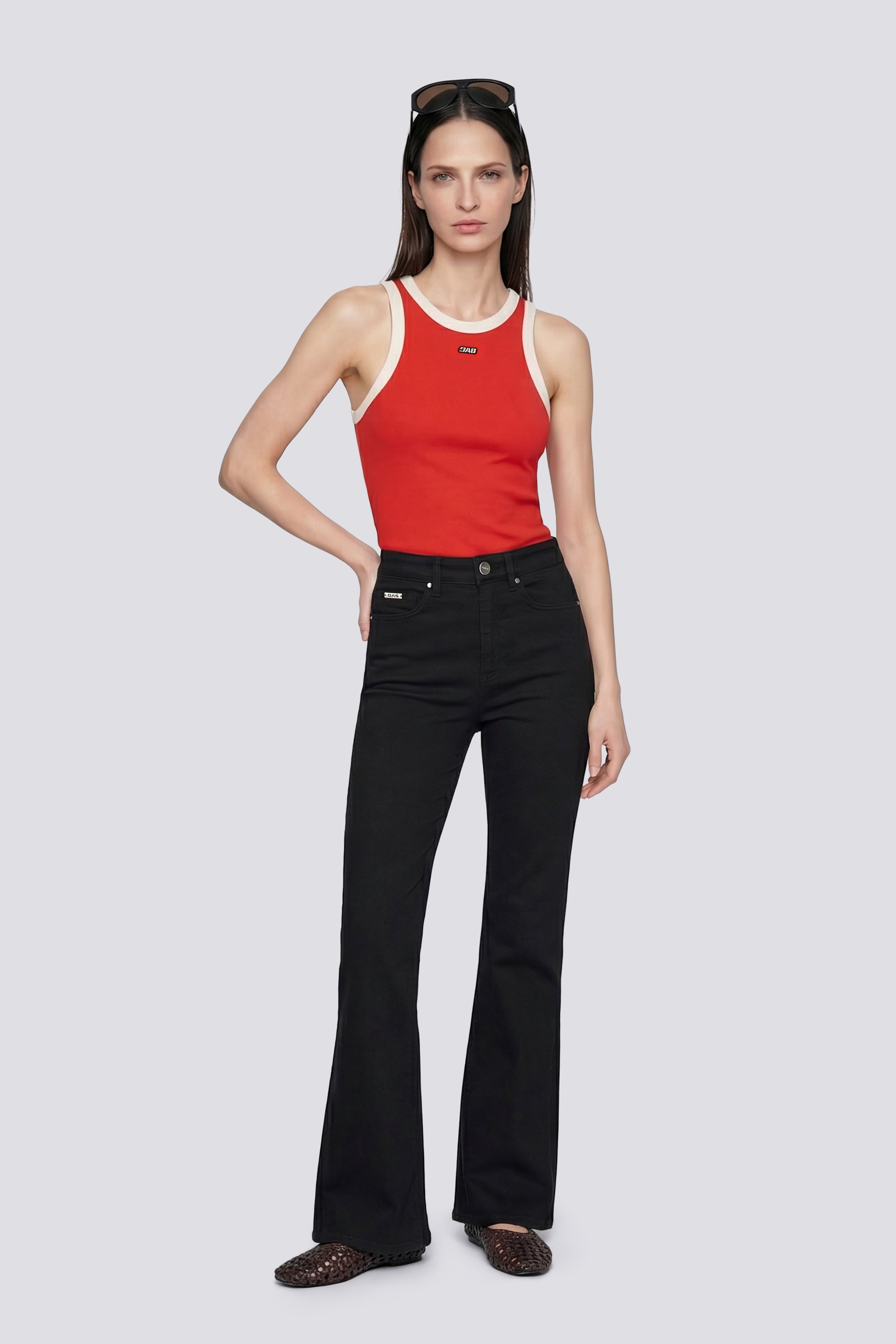 gas-karis-top-1393-top-damen-slim-ripp-baumwolle image 1
