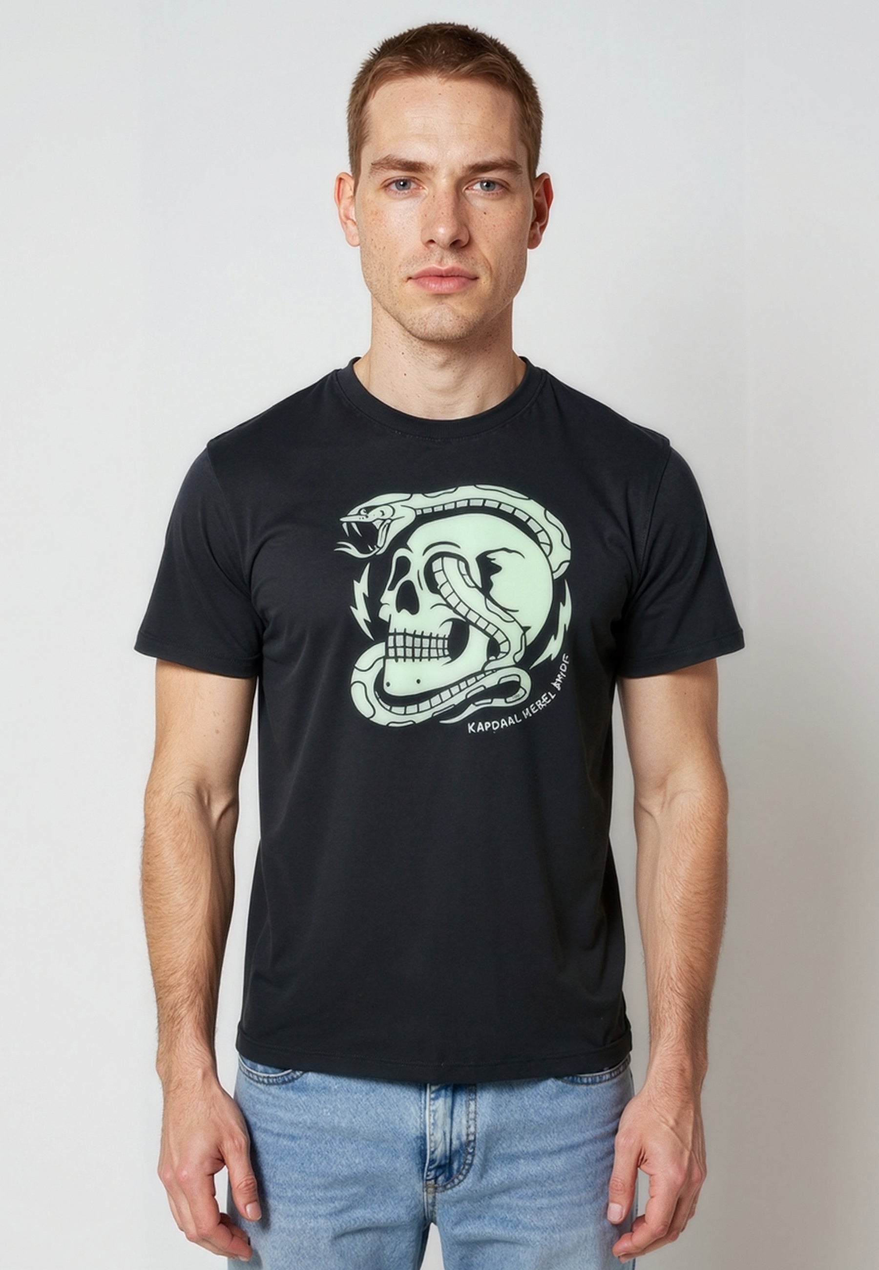 kaporal-boa-t-shirt-schwarz-herren-print-baumwolle image 1