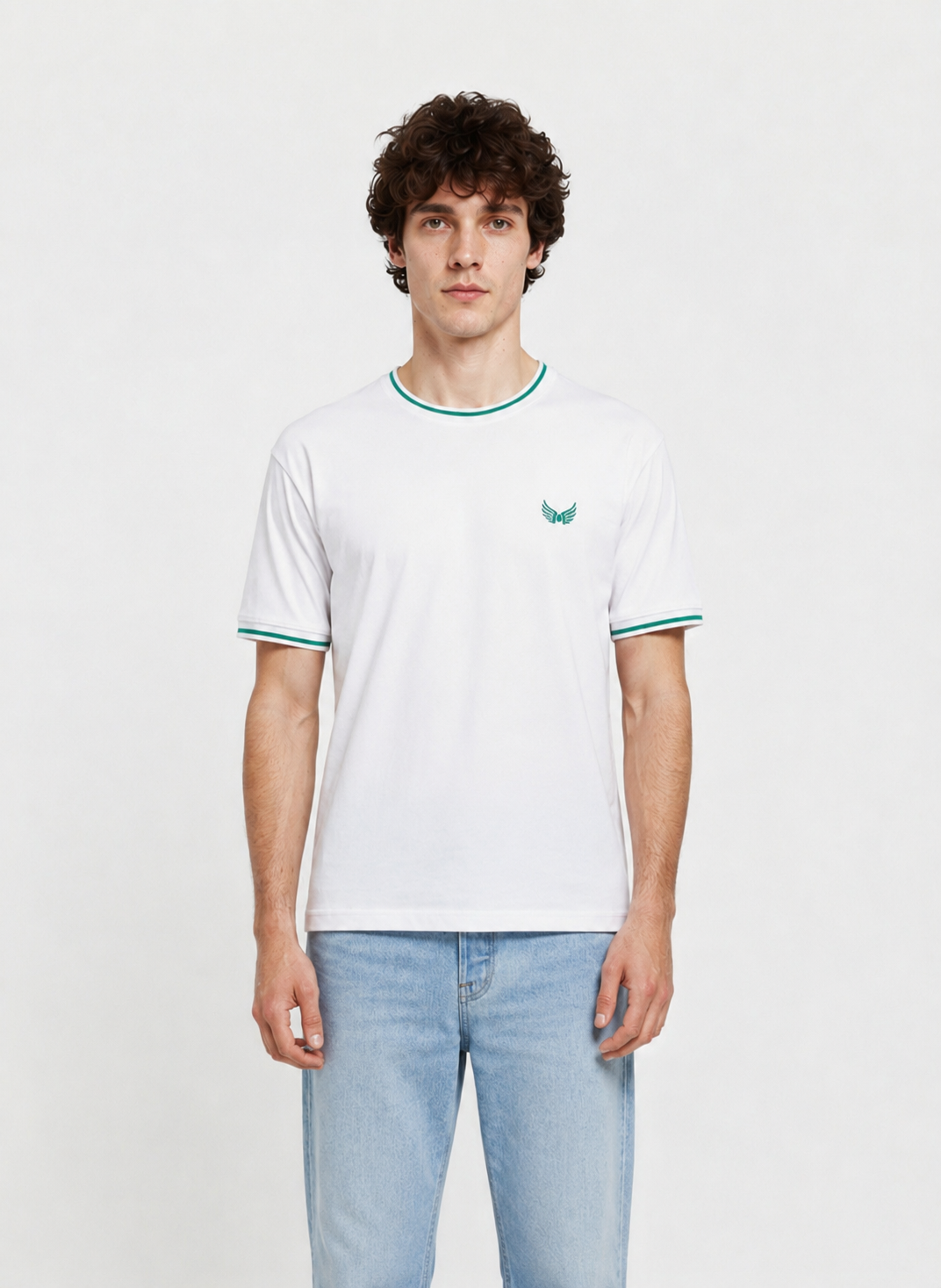 kaporal-roll-t-shirt-herren-wei-regular-baumwolle image 1