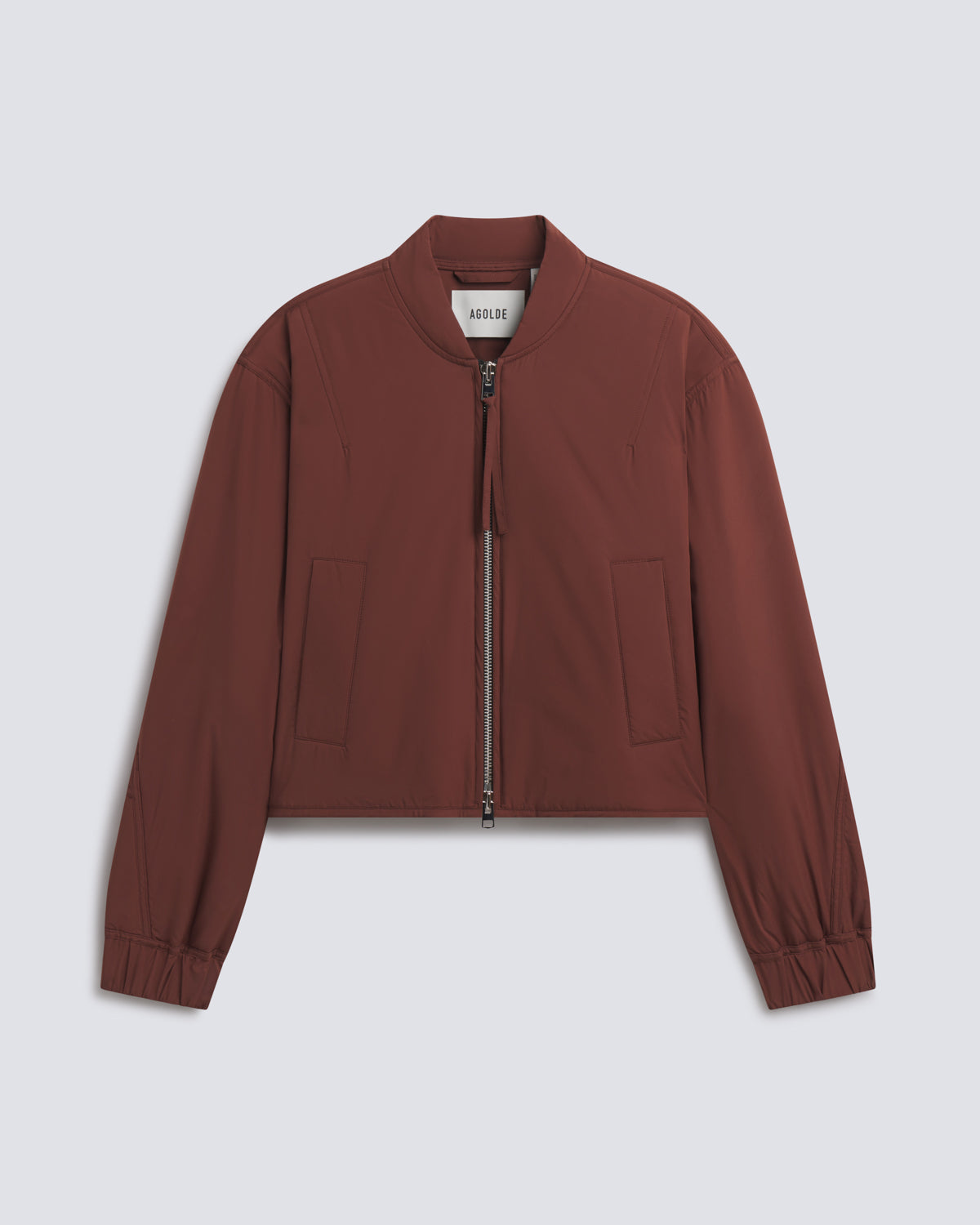 agolde-leni-bomber-jacke-palisander-rostbraun-leicht image 6