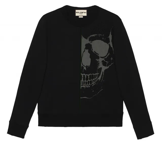 goldenim-paris-homme-sweat-alit-noir-sweatshirt-schwarz image 1