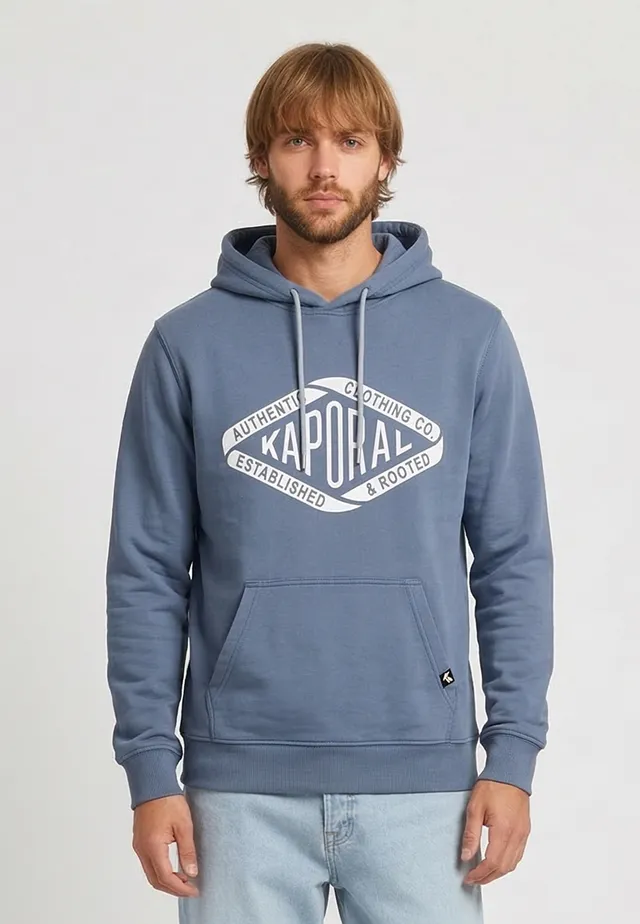 kaporal-benni-herren-hoodie-regular-washed-blau-baumwolle image 1