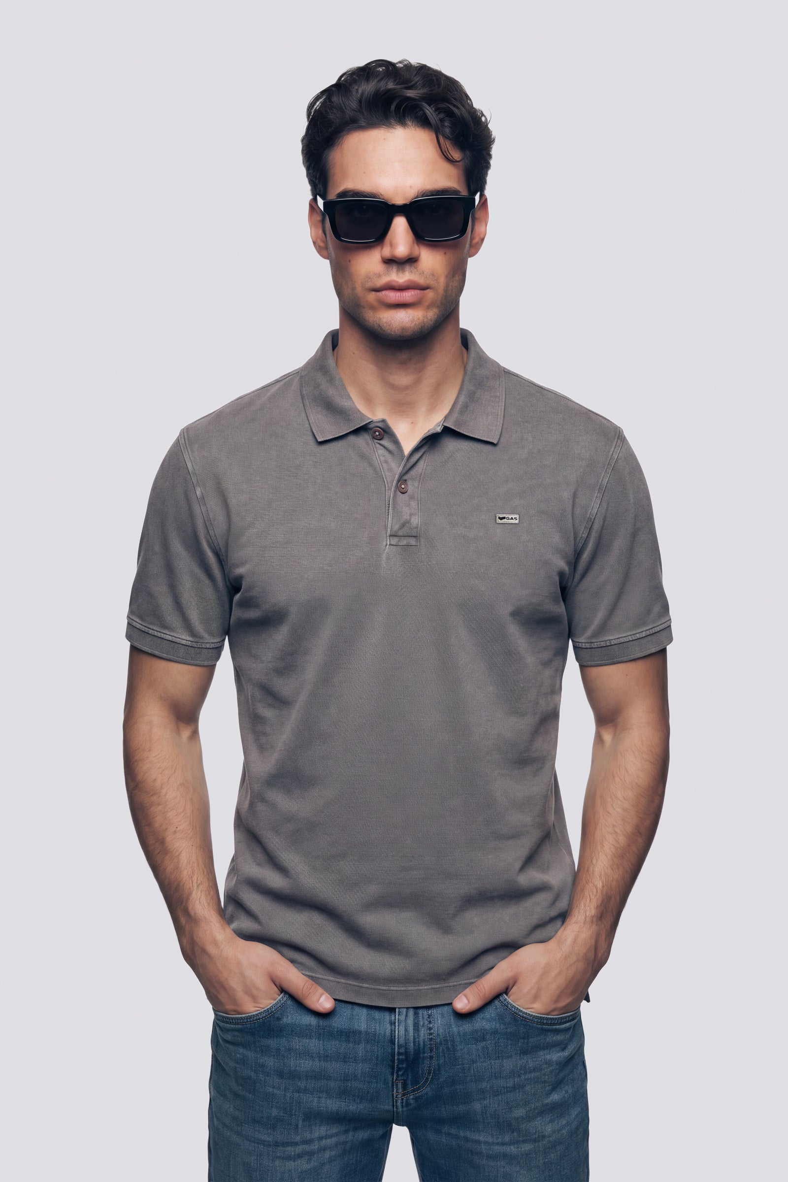 gas-ralph-3933-polo-herren-slim-fit-baumwolle-piqu image 3