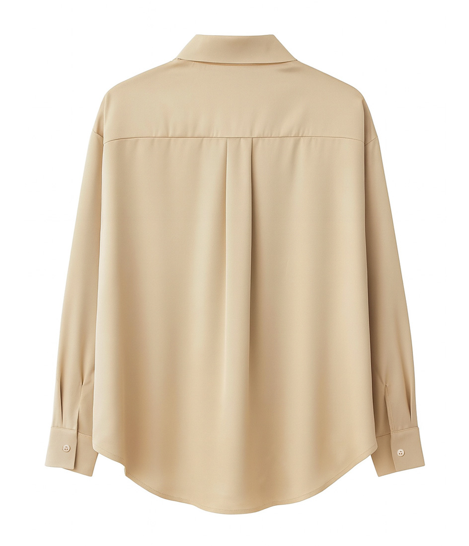 goldenim-paris-femme-chemise-broche-beige-bluse-mit-brosche image 2
