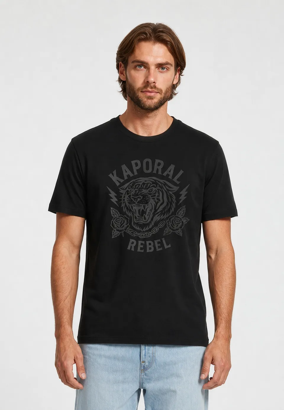 kaporal-kulum-t-shirt-schwarz-regular-herren image 1