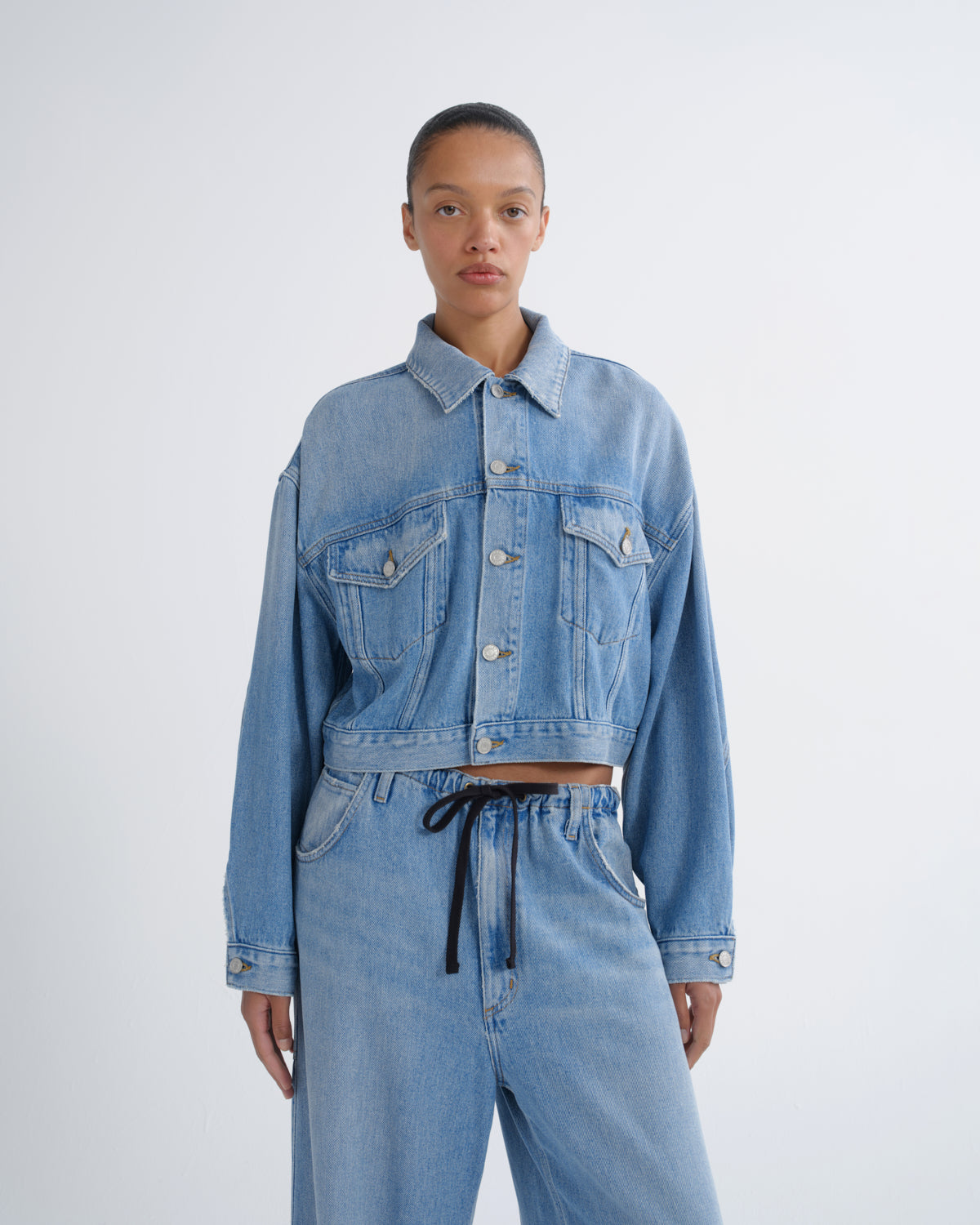 agolde-palmer-jacket-flyweight-jeansjacke-script image 1