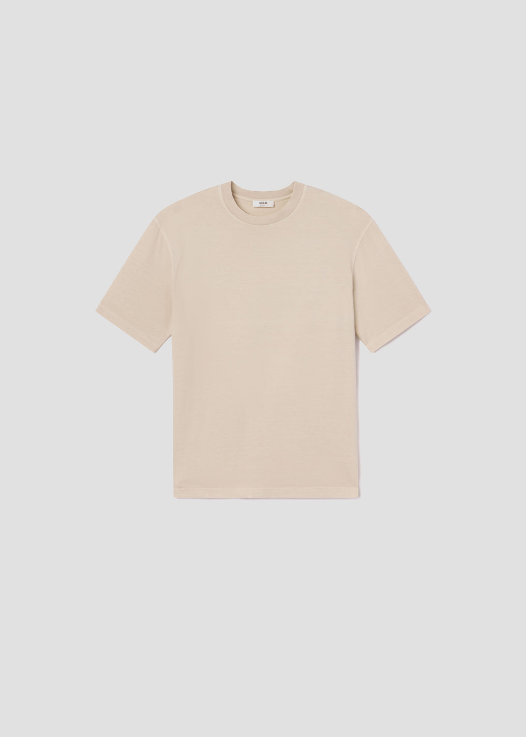 agolde-asha-mock-neck-tee-t-shirt-brown-rice-beige image 6