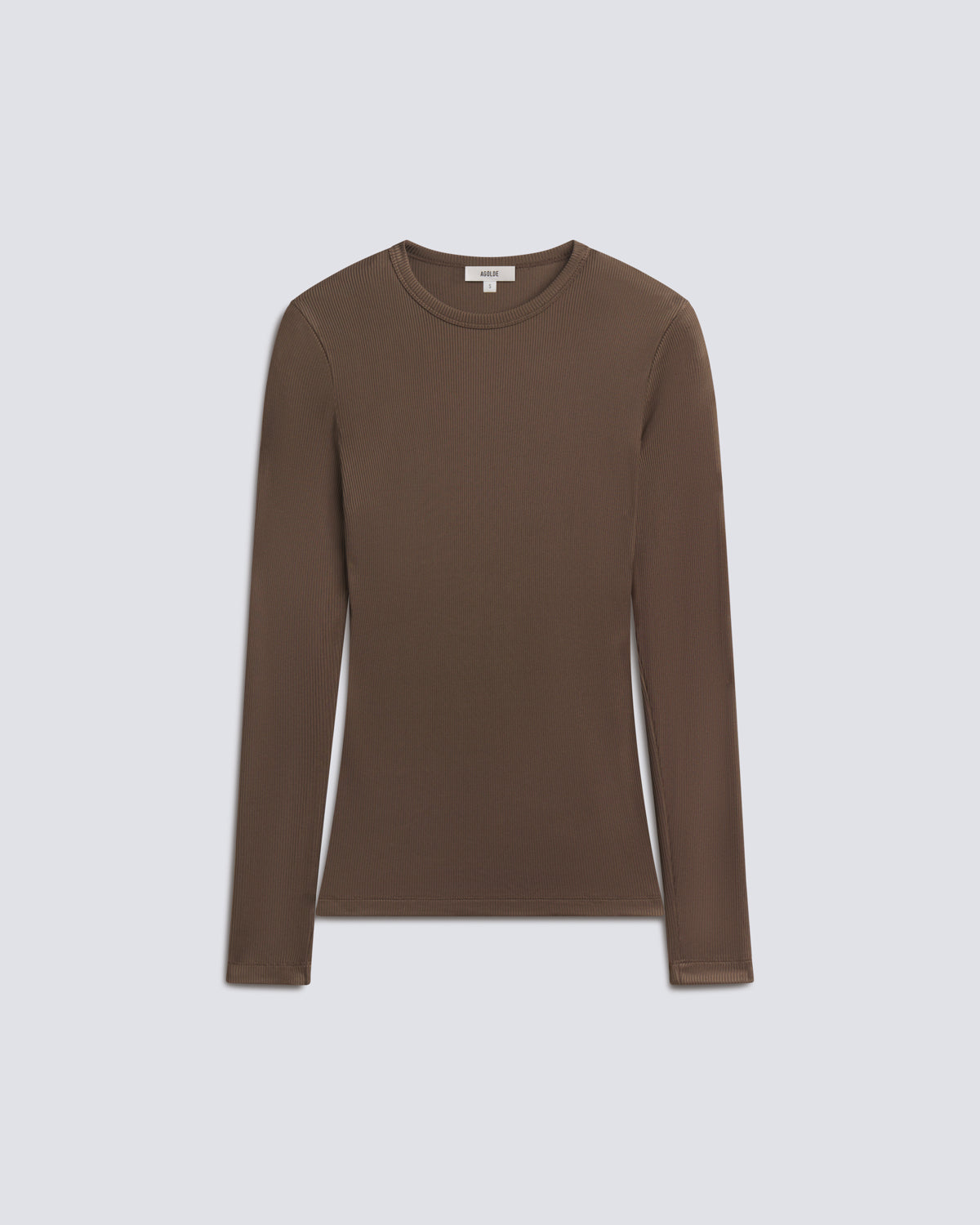 agolde-delphi-slim-viskose-shirt-brunel-khaki-langarm image 6