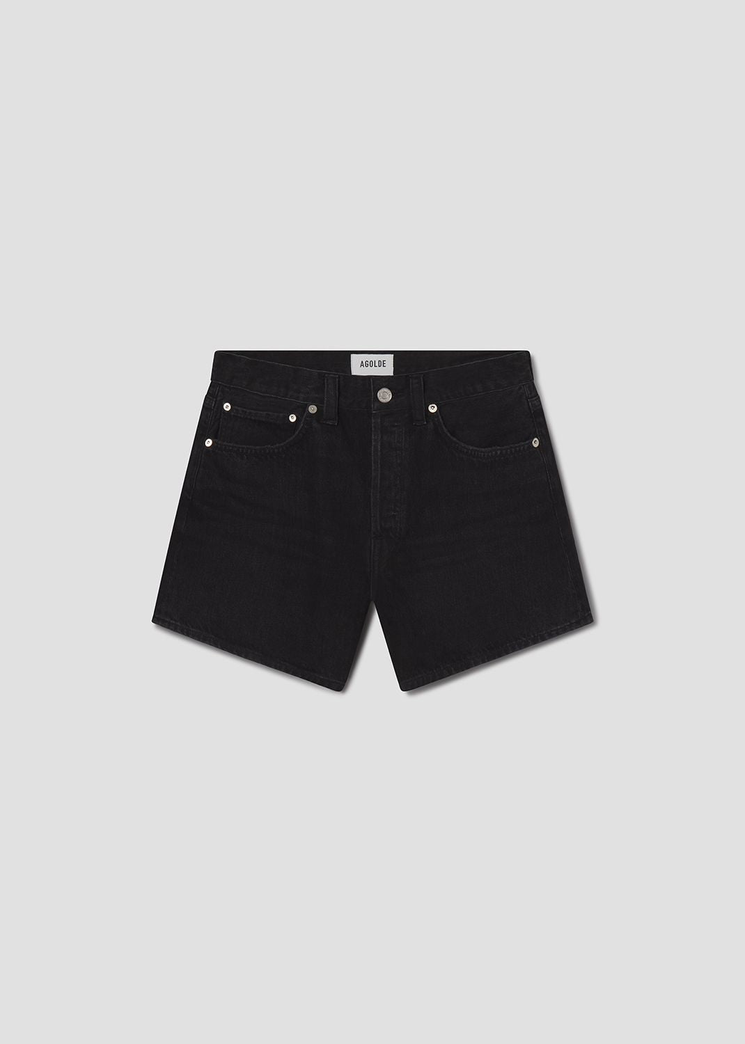 agolde-parker-long-short-shorts-phase-schwarz image 5