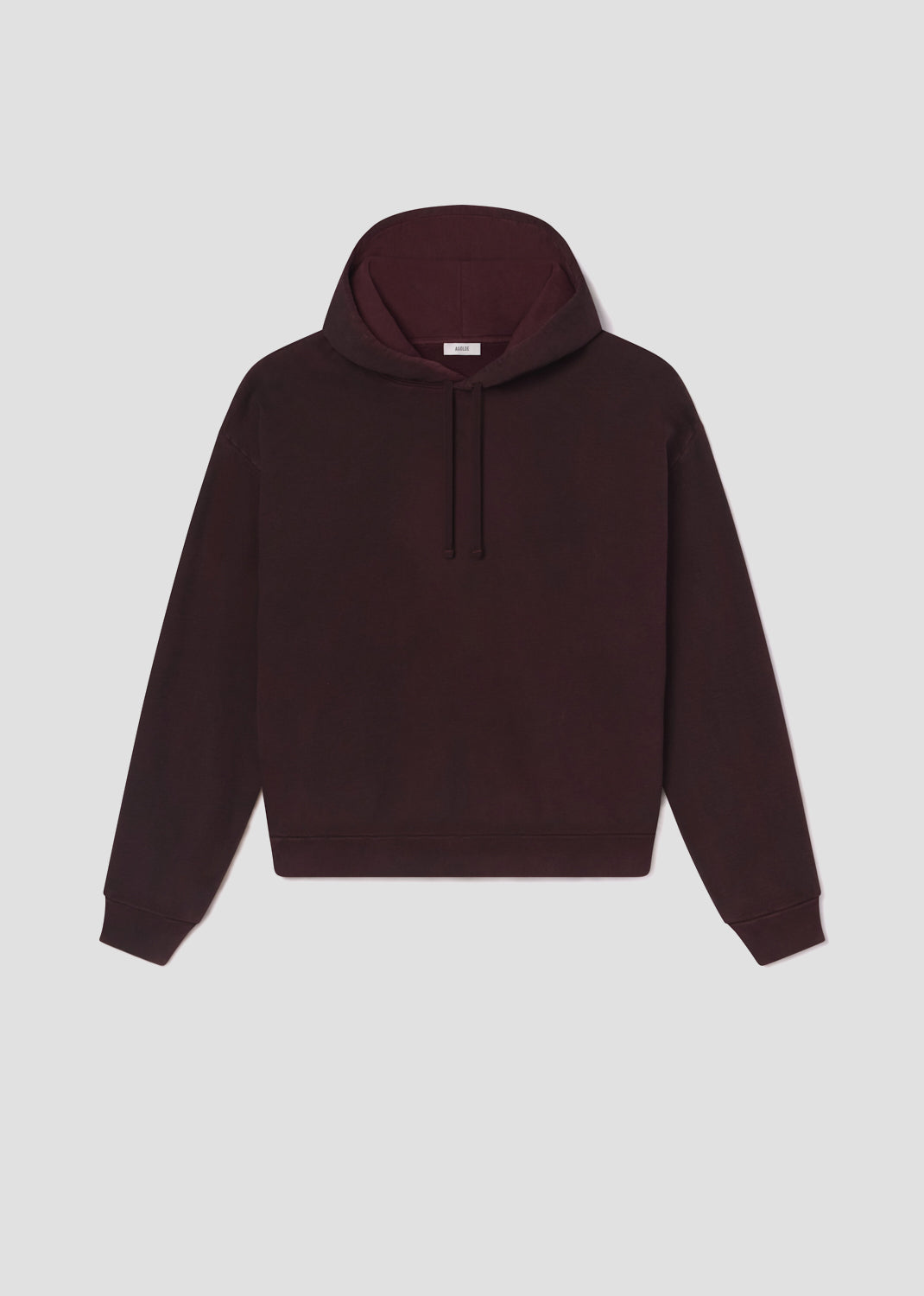 agolde-salford-hoodie-cipher-kapuzenpullover-bordeaux image 6