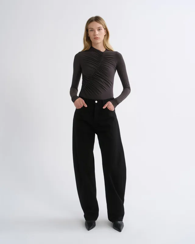 agolde-luna-jean-damen-jeans-schwarz-cover-high-rise image 1