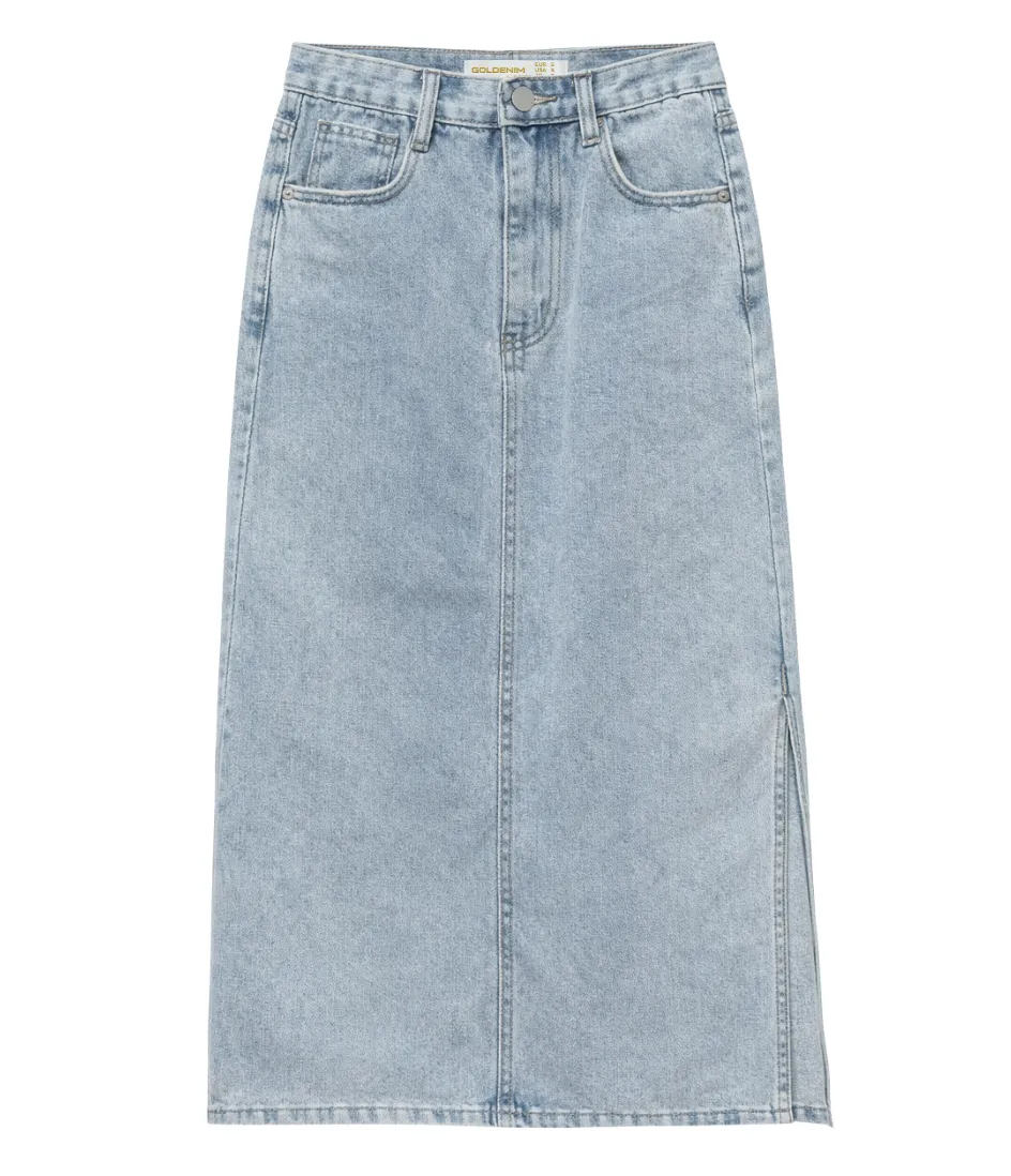 goldenim-paris-femme-jeans-rock-blau-denim image 1