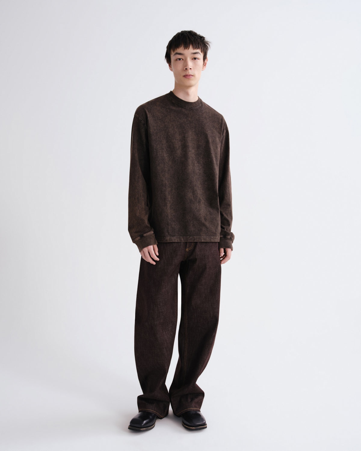 agolde-asha-mock-neck-tee-langarmshirt-pulse-rost image 3
