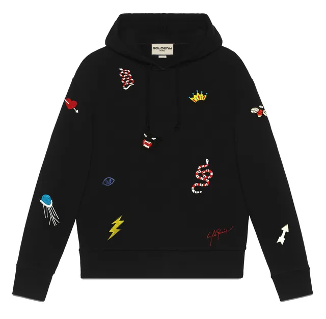 goldenim-paris-homme-sweat-1003-noir-sweatshirt-schwarz image 1