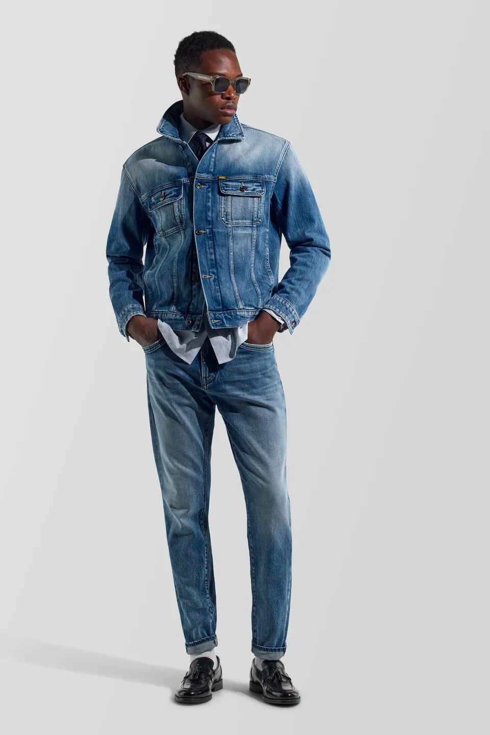 gas-tar-78mm-jeans-herren-tapered-fit-stretch-denim image 1
