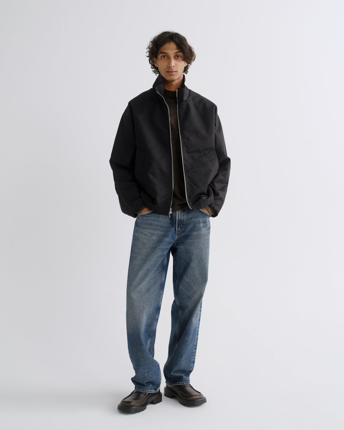 agolde-laurie-jacket-jacke-schwarz-rei-verschluss image 3