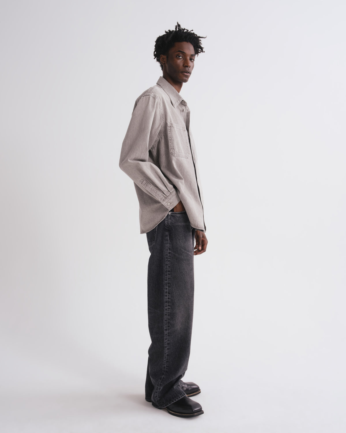 agolde-afton-clip-jeans-schwarz-straight-herren image 3