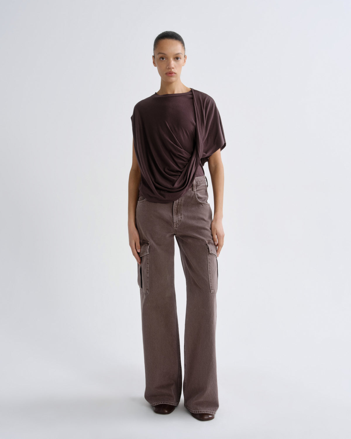 agolde-minka-cargo-hose-mauvine-mauve-wide-leg image 1