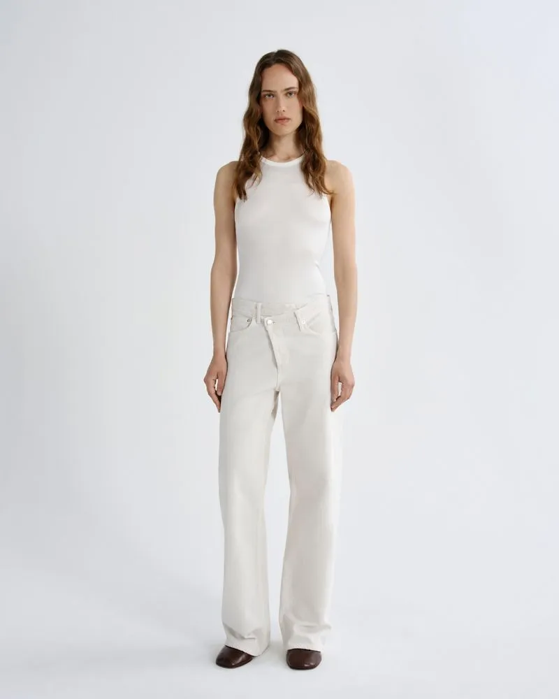 agolde-arc-criss-cross-jean-bone-rigid-creme-damenjeans image 1