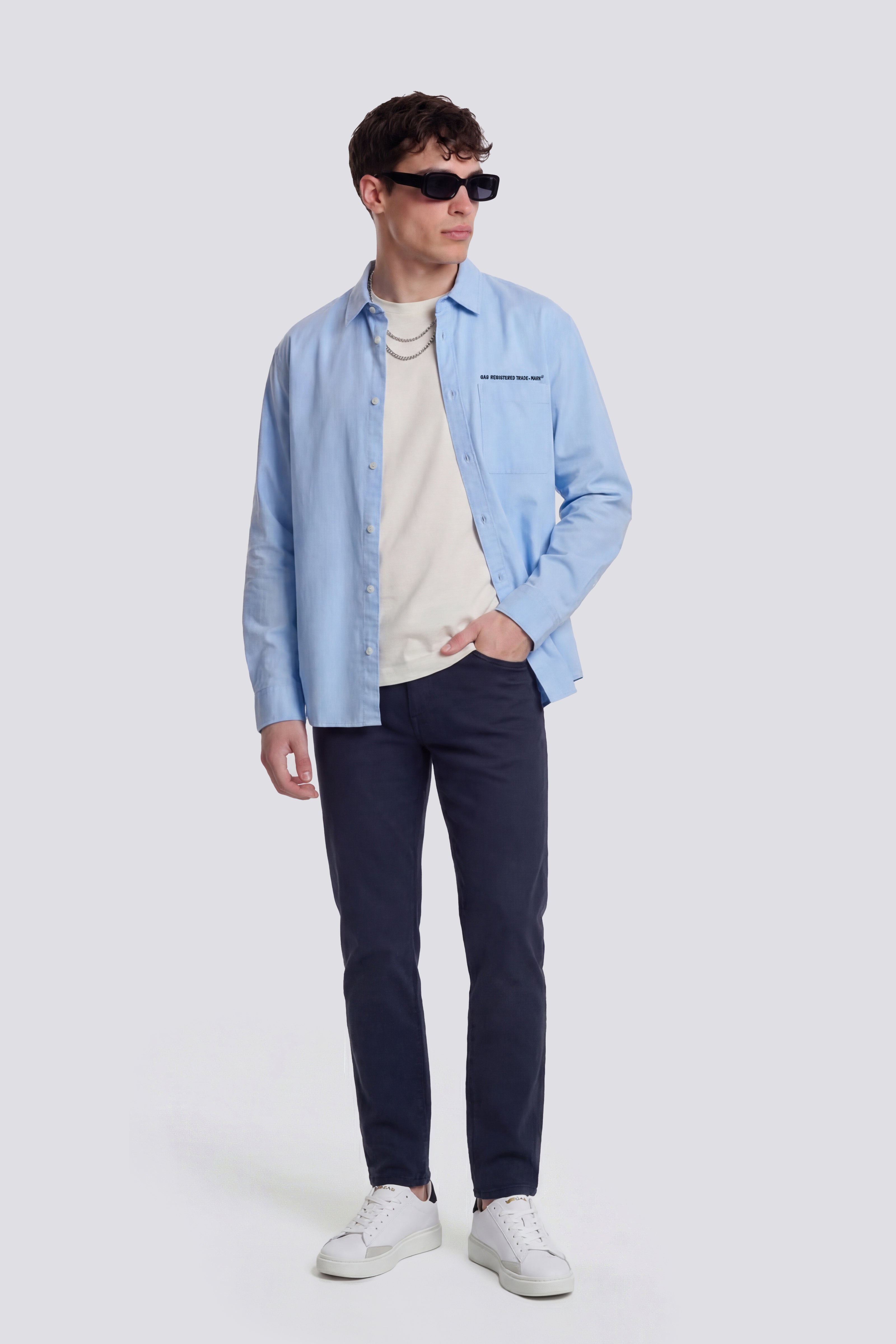 gas-ghill-raw-0121-herren-hemd-oxford-regular-fit image 1