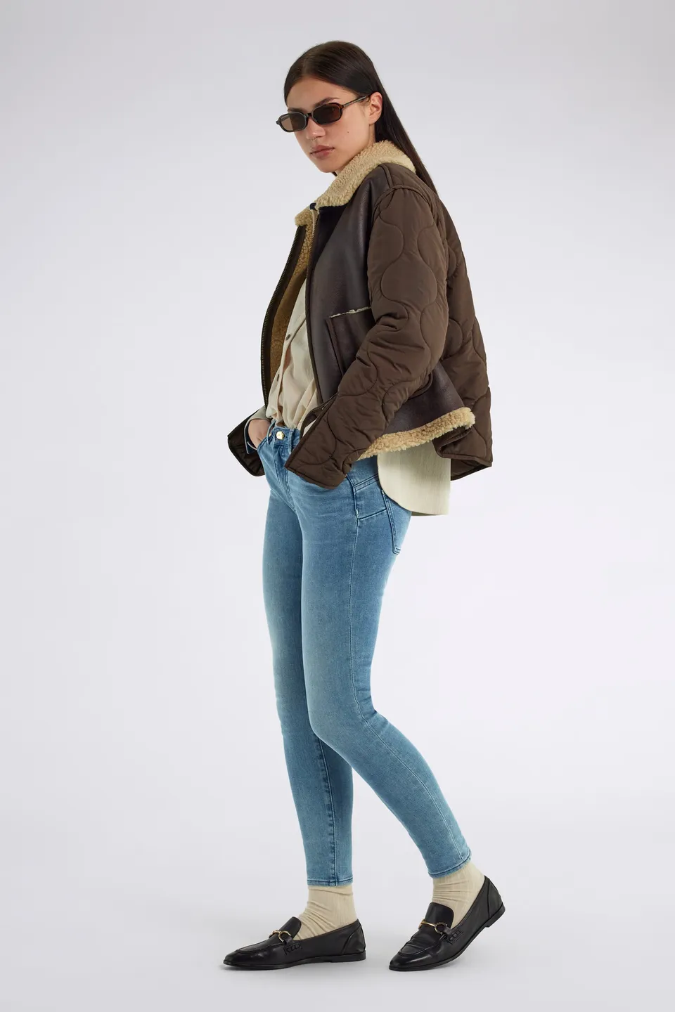 gas-star-up-25lu-skinny-jeans-damen-hellblau-stretch image 1
