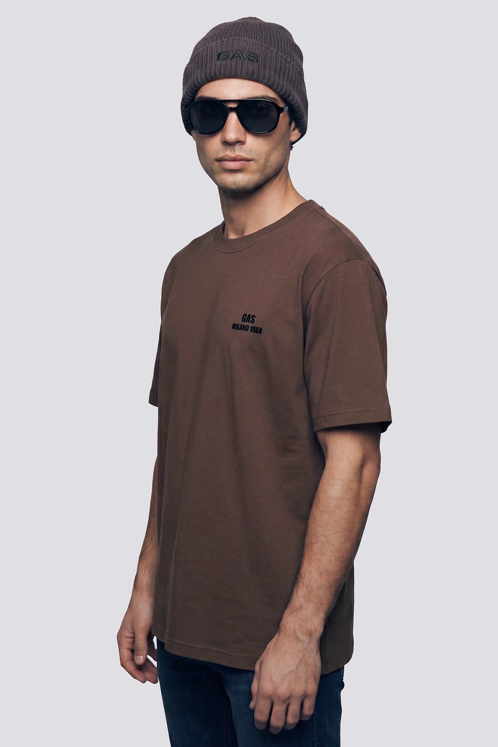 gas-dharis-m-c-flock-84-4879-herren-t-shirt-baumwolle-rundhals image 1
