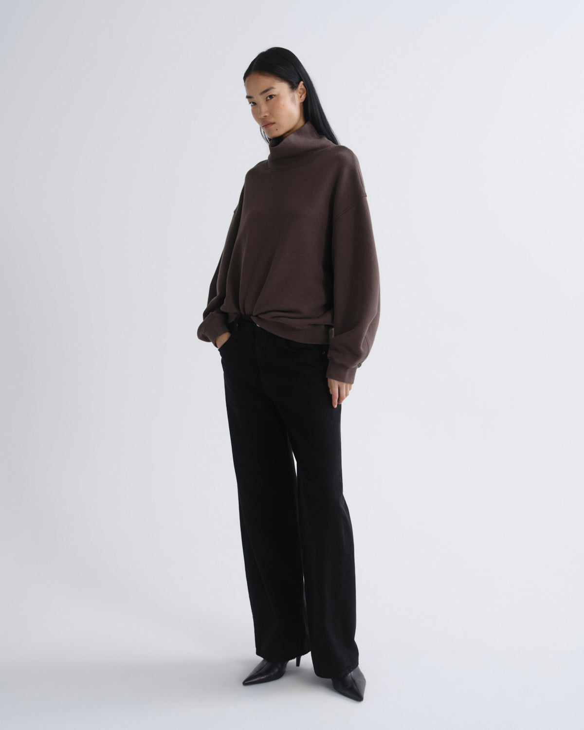 agolde-jenning-sweatshirt-bracken-damen-braun image 4