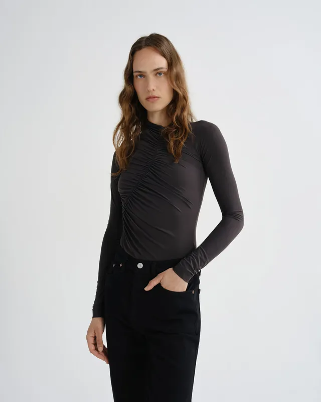 agolde-lupin-bodysuit-body-damen-carob-braun image 1