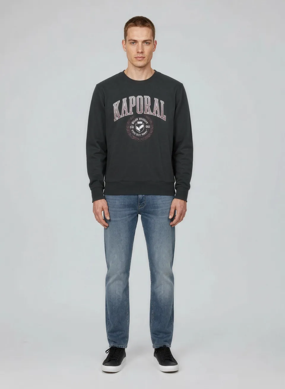 kaporal-rams-sweatshirt-schwarz-herren-regular image 1