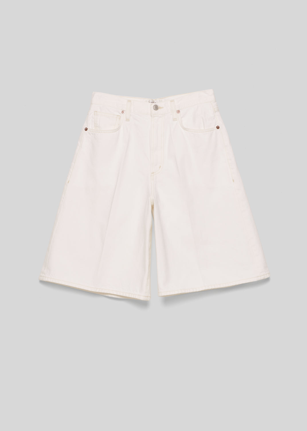 agolde-nolan-short-milkshake-wei-high-waist-damen image 5