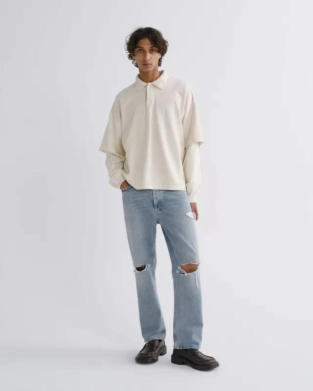 agolde-90-s-jean-threadbare-herren-straight-hellblau image 1